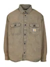 Carhartt Wip Mens Tigan Denim Shirt Jacket In Brown