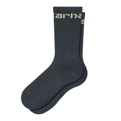 Carhartt Socks Deep Night / Gentle Green In Multi