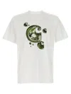 Carhartt Short Sleeve Solar Chrome C-logo T Shirt White In White