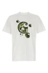 Carhartt Short Sleeve Solar Chrome C-logo T Shirt White In White