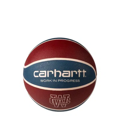 Carhartt Spalding X  Wip Dusky Blue Basketball In Red