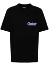 Carhartt Short-sleeved Round Collar T-shirt In Black