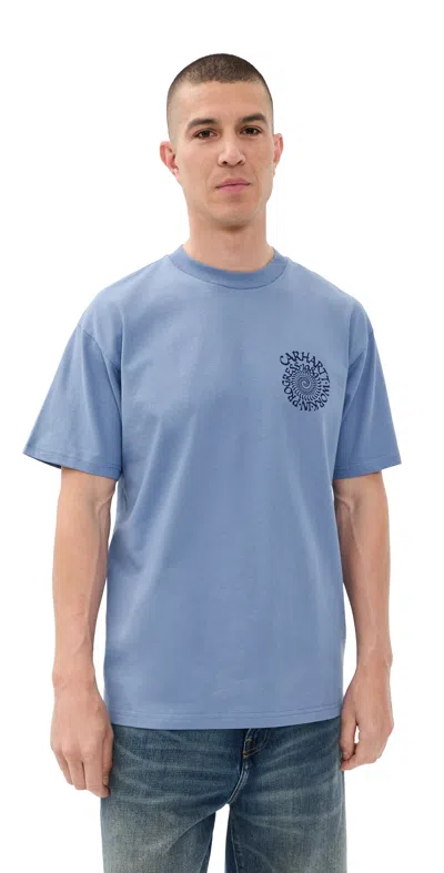 Carhartt Spirals T-shirt Gentle Blue