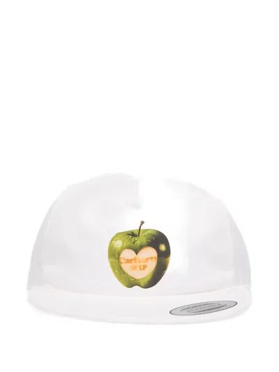 Carhartt Spoiled Apple-print Cap In White