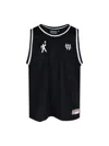 Carhartt Sleeveless Mesh Top Contrast Trim In Black