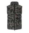 Carhartt Wip Springfield Camo Duck Grey Vest In Gray