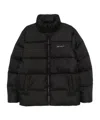 Carhartt Short Quilted Puffer Jacket With Logo In Black