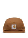 Carhartt Square-logo Cap In Brown