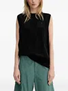 Carhartt Square-pattern Sleeveless Vest In Black