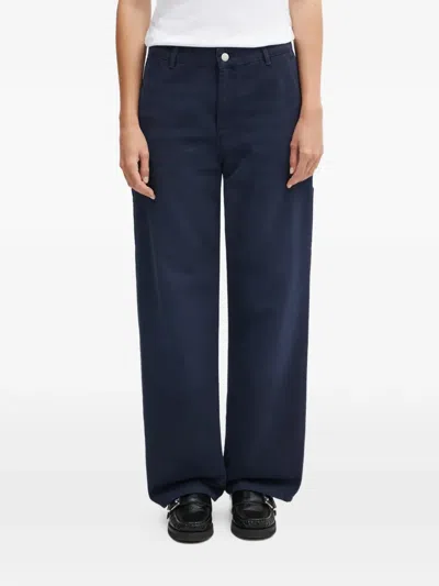 Carhartt Square-pocket Trousers In Blue