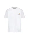 Carhartt Organic Cotton T-shirt With Frontal Logo In White