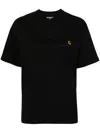 Carhartt American Script Loose Fit T-shirt In Black