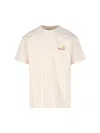 Carhartt 's/s American Script' T-shirt In Neutral