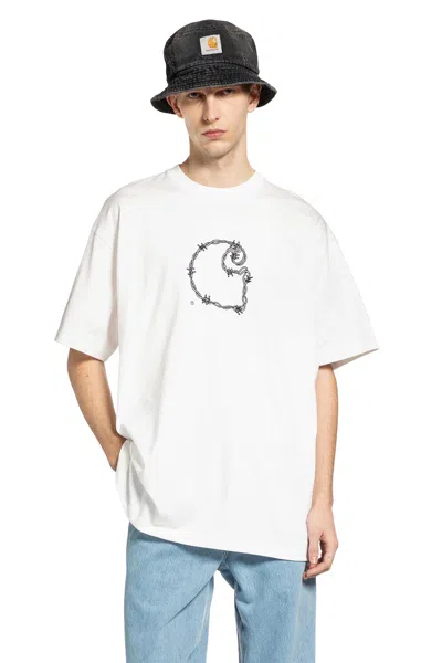 Carhartt S/s Barbwire T-shirt In White