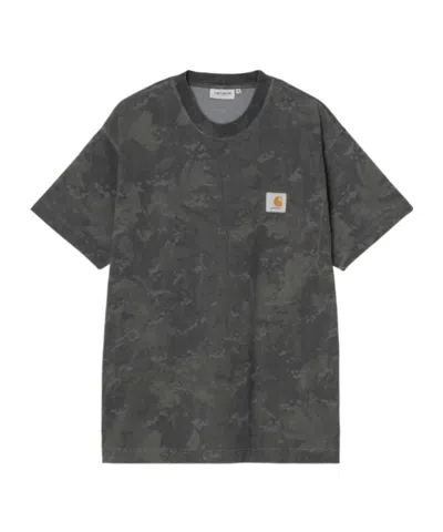 Carhartt S/s Camo Combi T-shirt In Brown