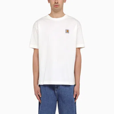 Carhartt Wip | S/s Chase Wax Cotton T-shirt In White