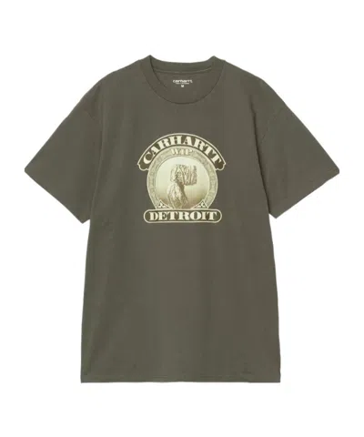 Carhartt Cold World Graphic-print T-shirt In Green