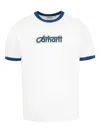 Carhartt S/s Connection Script Ringer T-shirt In White