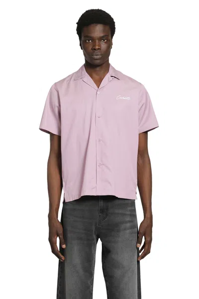 Carhartt S/s Delray Shirt In Pink