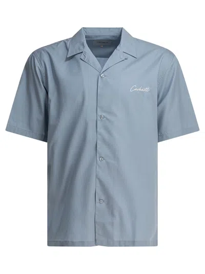 CARHARTT S/S DELRAY SHIRTS LIGHT BLUE