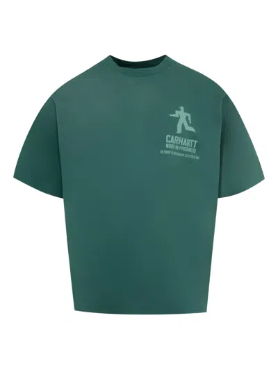 Carhartt S/s Distance T-shirt In Green