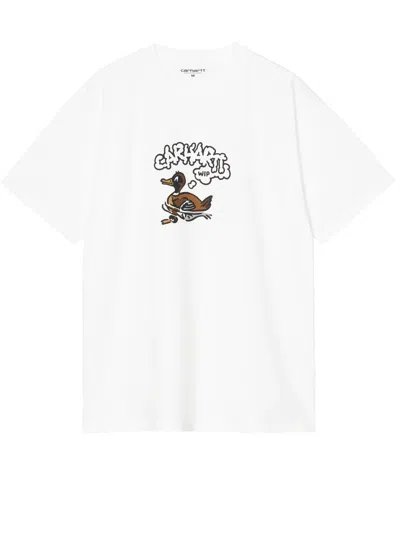 Carhartt Ss Duck Duck T-shirt In White