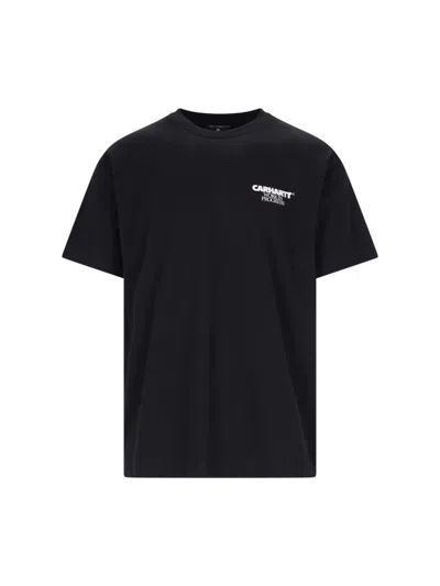 Carhartt S/s "duck" T-shirt In Black  