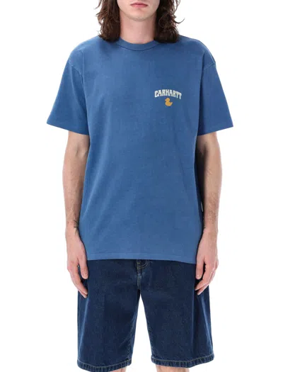 Carhartt S/s Duckin T-shirt In Light Blue