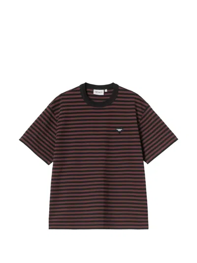 Carhartt S/s Essy T-shirt In Brown