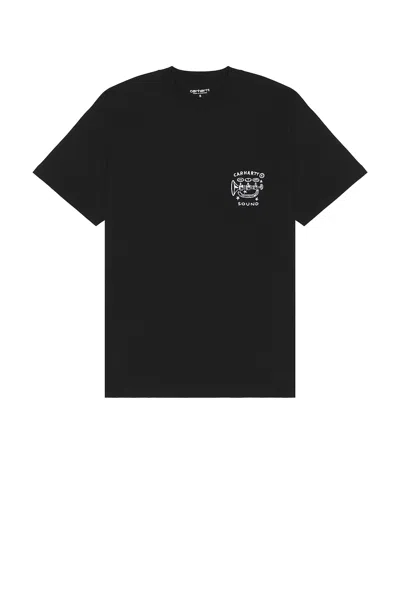 Carhartt S/s Fragments Pocket T-shirt In Black & White