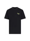 Carhartt Cotton T-shirt With Logo Embroidery In Black  