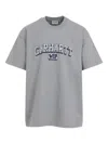 Carhartt Polo Ralph Lauren Short Sleeve Polo With Contrast Logo In Gray