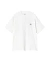 Carhartt Mens White Helix Crewneck Cotton-jersey T-shirt In White