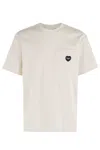 Carhartt T-shirt With Pocket And Heart Patch In Neutral