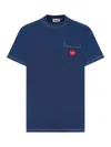 Carhartt S/s Ingo Pocket T-shirt Dark Blue In Blue