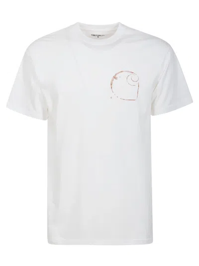 Carhartt S/s Java T-shirt In Xx White