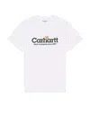 Carhartt S/s Label Script T-shirt In White