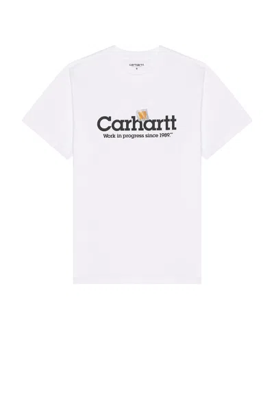 Carhartt S/s Label Script T-shirt In White