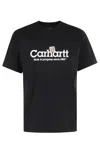 Carhartt Label Script Print T-shirt In Black