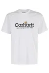 Carhartt Label Script Organic Cotton T-shirt In White