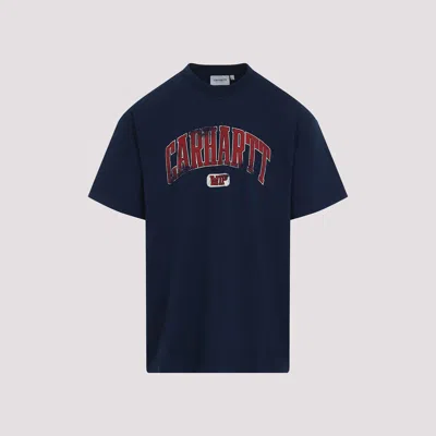 Carhartt Ss Lecture T-shirt In Blue