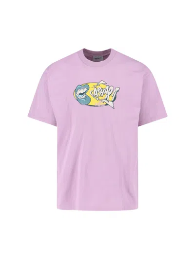 Carhartt 's/s Louder' T-shirt In Purple