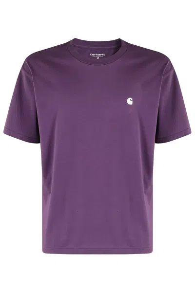 Carhartt Ss Madison Tshirt In Purple