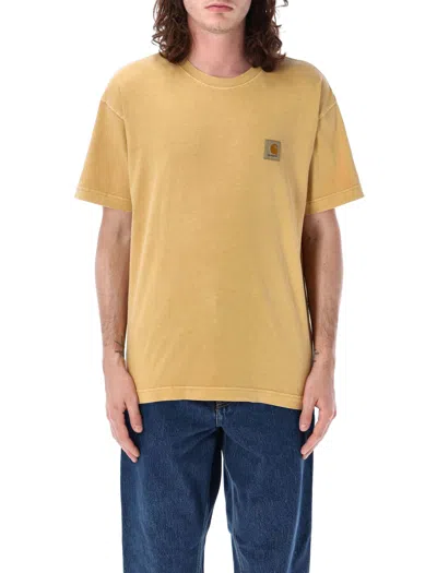 Carhartt S/s Nelson T-shirt In Bourbon