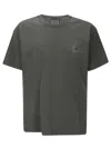 Carhartt Short Sleeve Nelson T-shirt In Charcoal