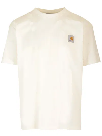 Carhartt S/s Nelson T-shirt In Panna