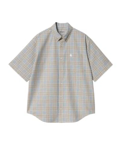 Carhartt S/s Niven Shirt In Gray