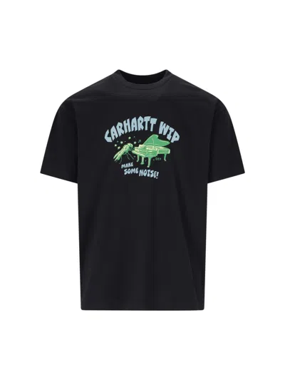 Carhartt S/s "noisy" T-shirt In Black  