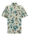 Carhartt Opus Cuban Collar Short-sleeved Shirt In White