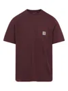 Carhartt Pocket Chest Crew Neck T-shirt In Red